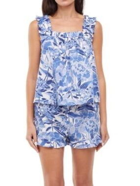 NWT Gap Women's Ruffle Tank Sleep Set Size XL